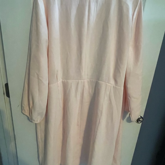 J Crew Peach Pink Wrap Dress Size 20 - Picture 3 of 4